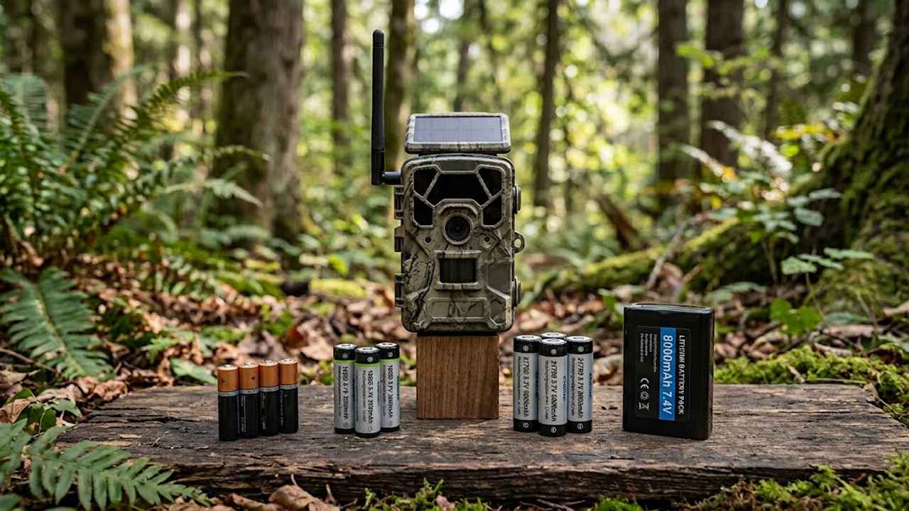 Trail Camera Battery Types: AA, 18650, 21700, Pack & Solar Compared